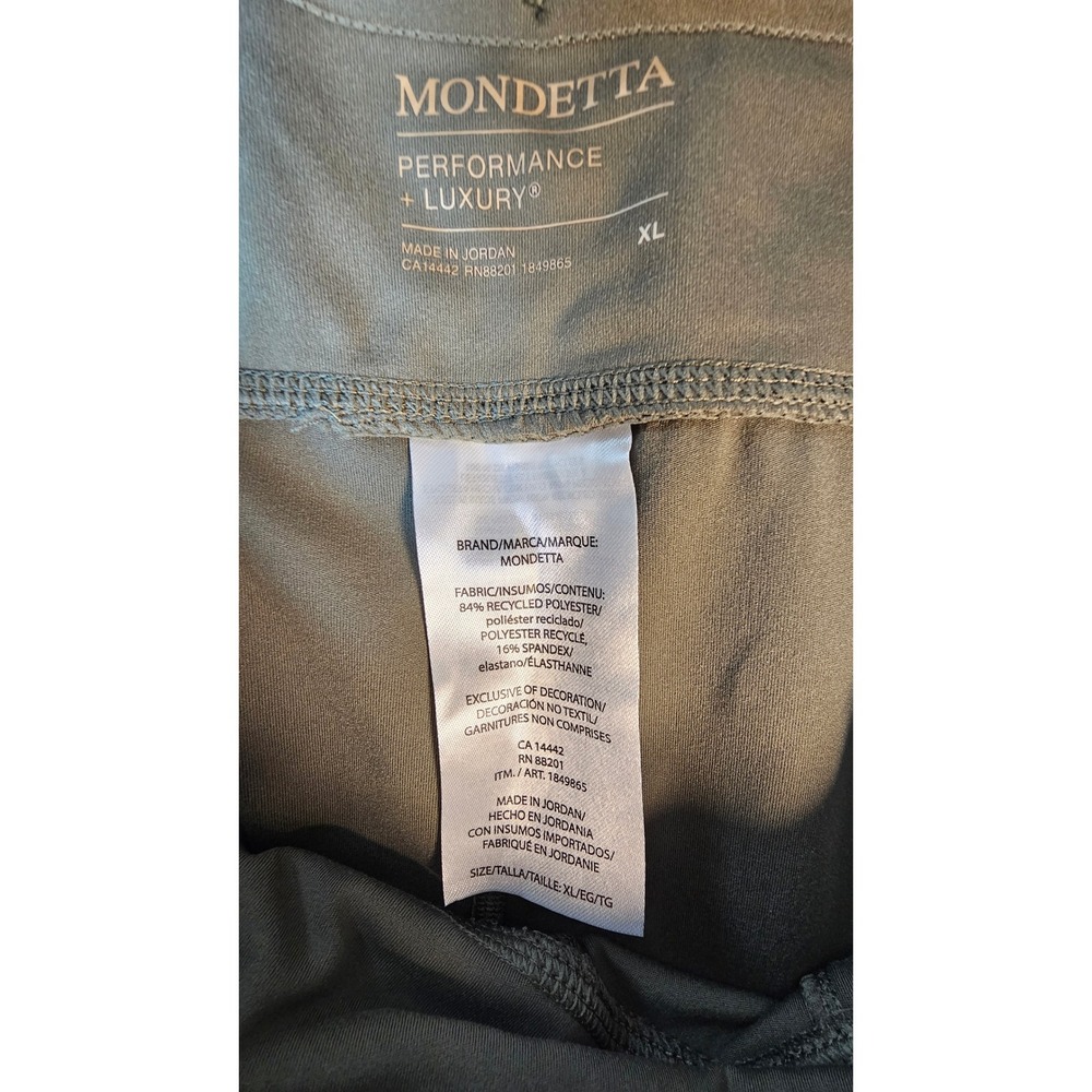 Mondetta High Rise Capri with Drawcord Tea Leaf Green XL 1849865 NEW - Picture 5 of 7
